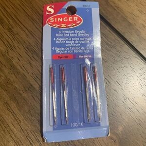 NWTSinger 4 Premium Regular Point Red Band Needles